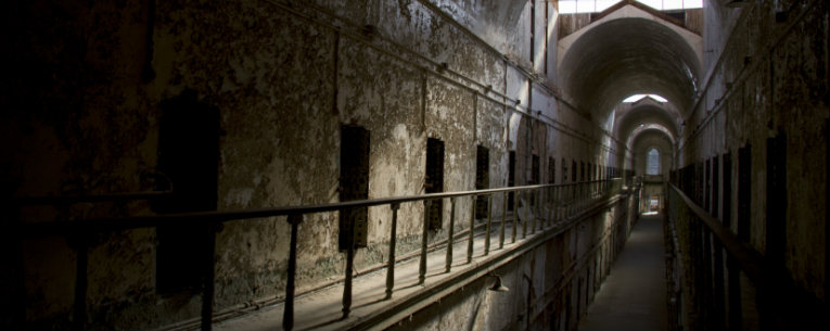 Allianz - Hallway in Eastern State Penitentiary in Philadelphia, PA