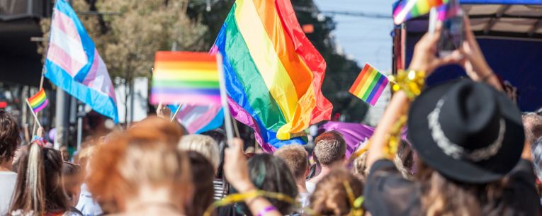 Allianz - people at pride festival