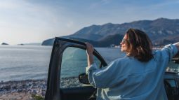 traveler driving abroad