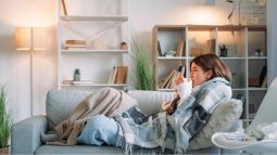 person with the flu